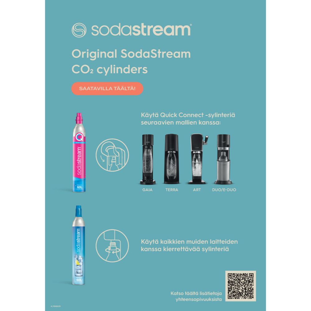 SodaStream Quick Connect süsihappegaasi lisaballoon