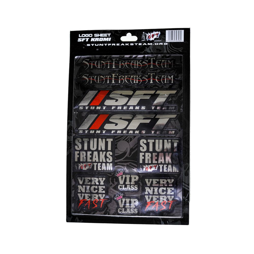 Stunt Freaks Team SFT Chrome logotarra-arkki