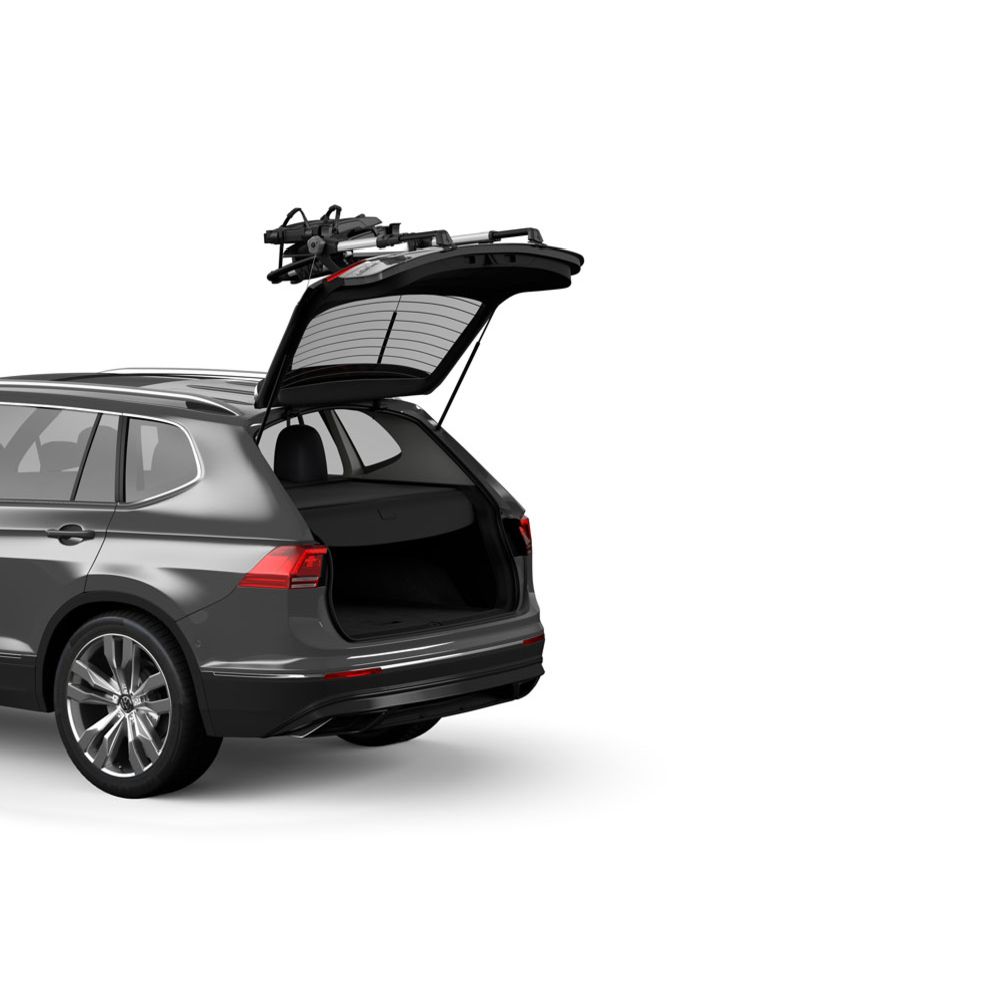 Thule OutWay Platform 2 993 jalgrattahoidik tagaluugi külge