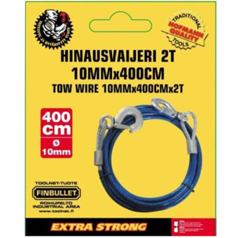 Hinausvaijeri 2000 kg 4 m