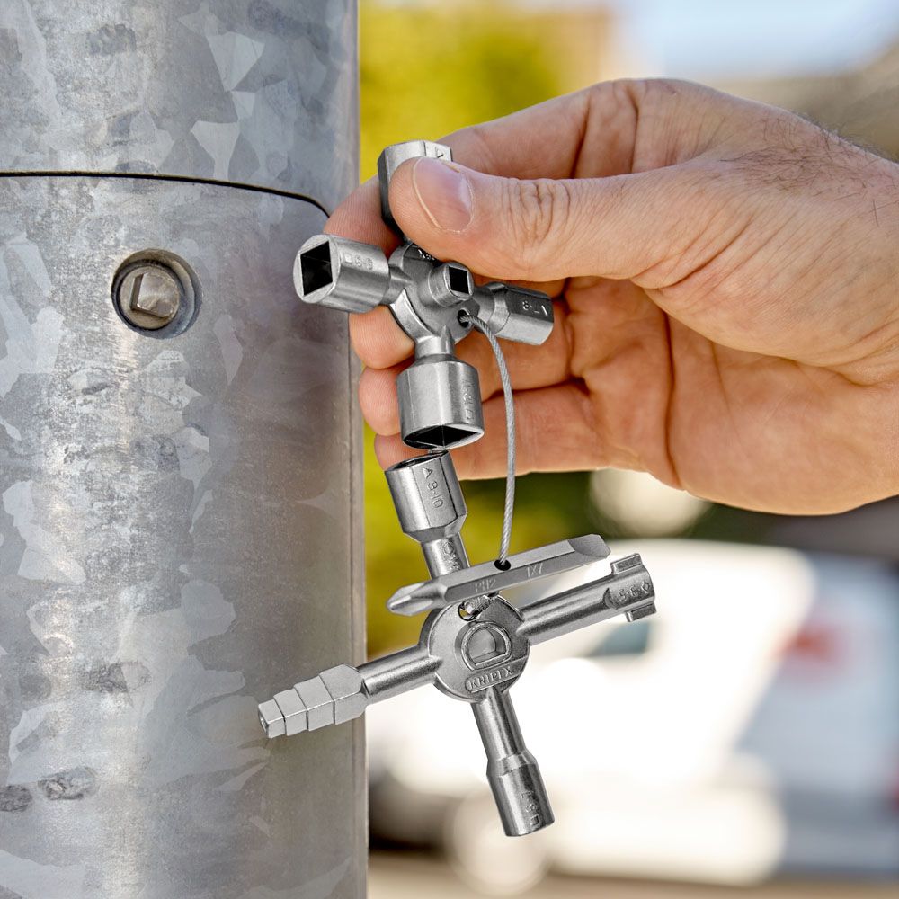 Knipex® 00 11 01 TwinKey elskåpsnyckel