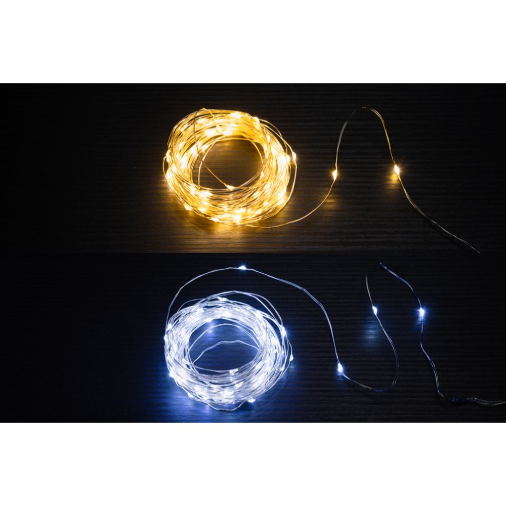 Finnlumor 100 micro-LED-valguskett välitingimustesse, 3 x AA, 10 m