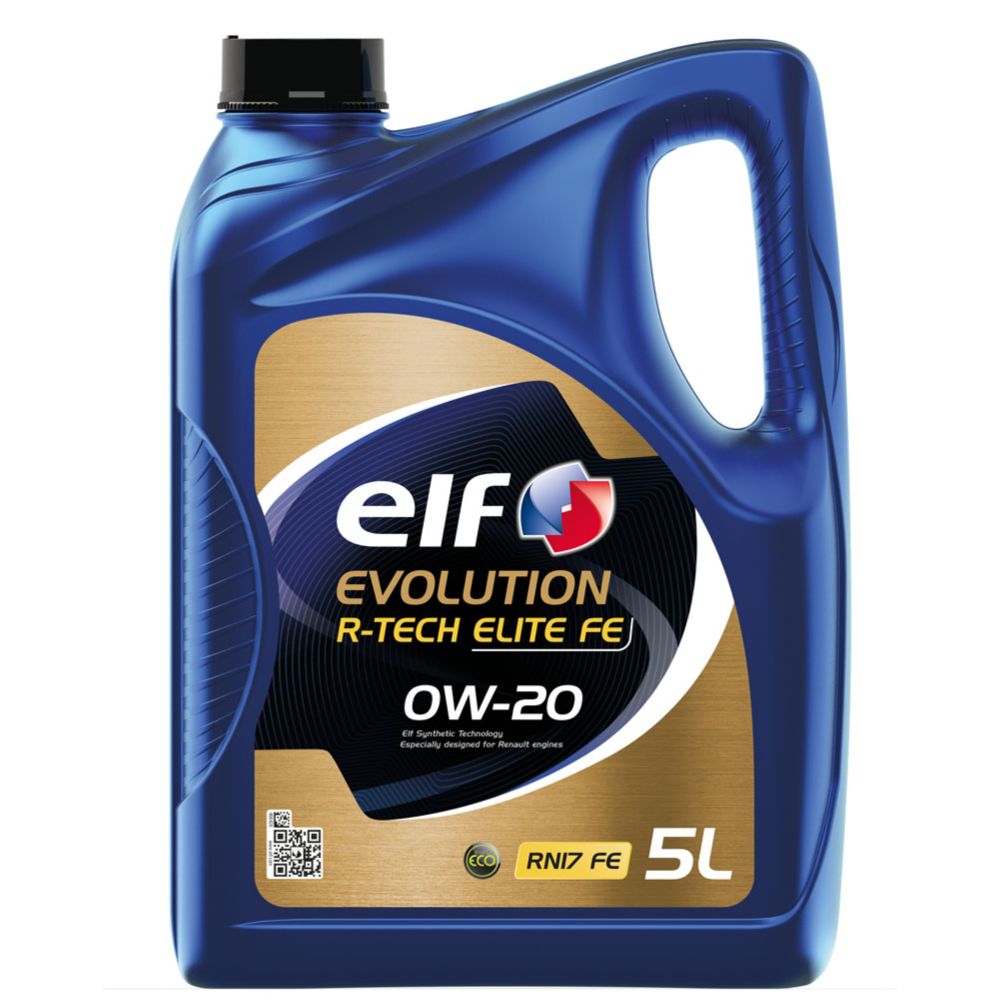 Elf Evolution R-Tech Elite FE 0W-20 5 l moottoriöljy