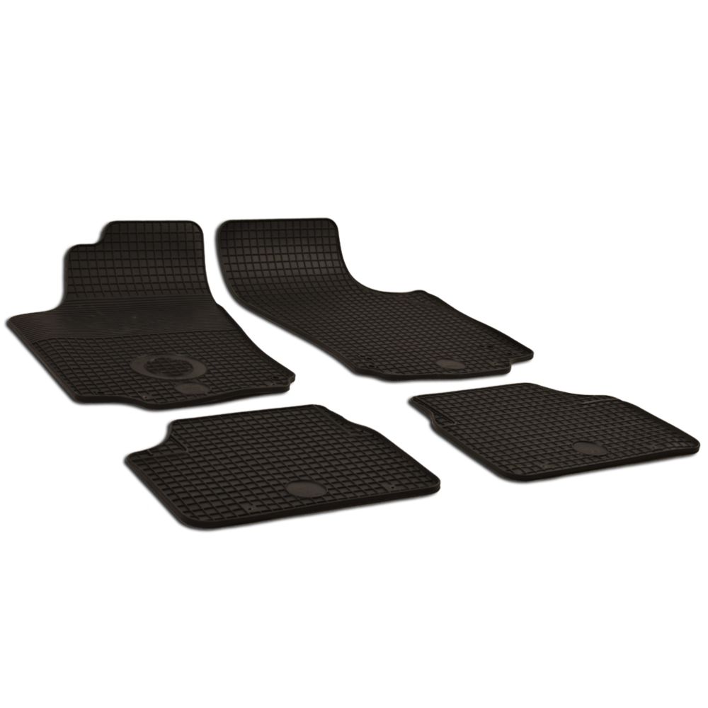 Kummimattide komplekt, Opel Corsa C / Tigra TwinTop, 2000—2006, must