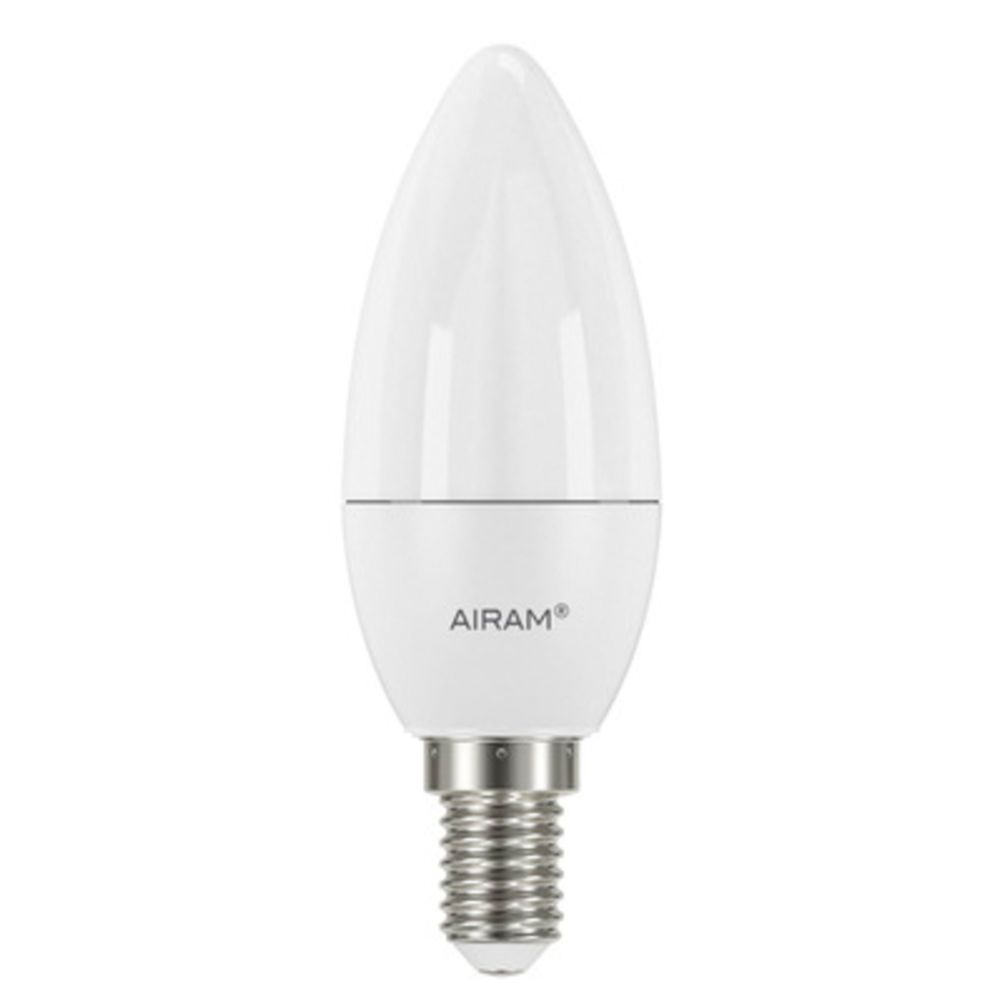 Airam 12 V LED-kronljuslampa Solar E14 5 W 2700 K 470 lm