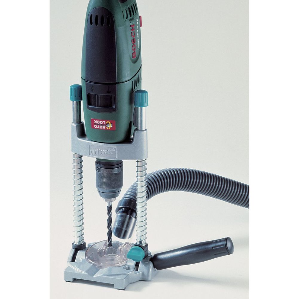 Wolfcraft® Tecmobil puurimisrakis tolmukogujaga