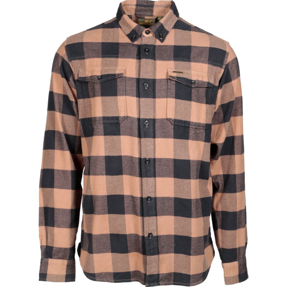 JahtiJakt Jouni flanelliruutupaita ruskea/musta S