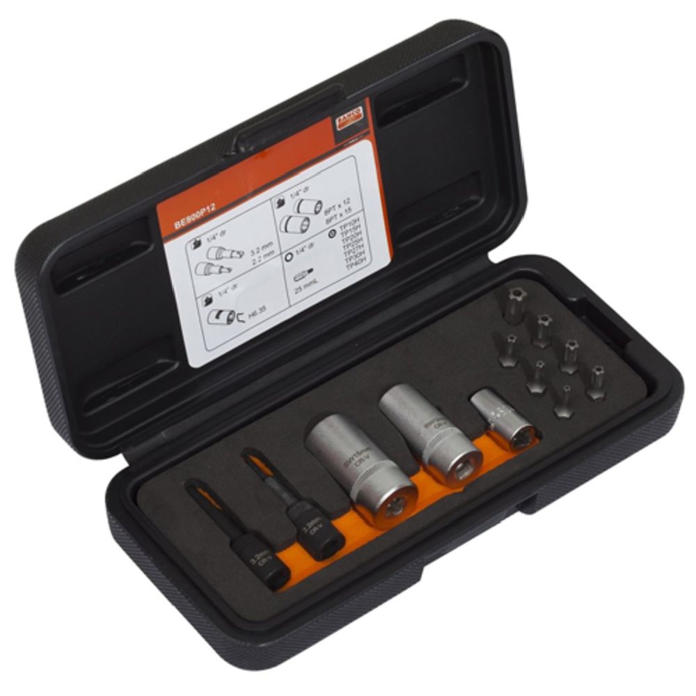 Bahco BE800P12 12-osaline AC-tööriistakomplekt