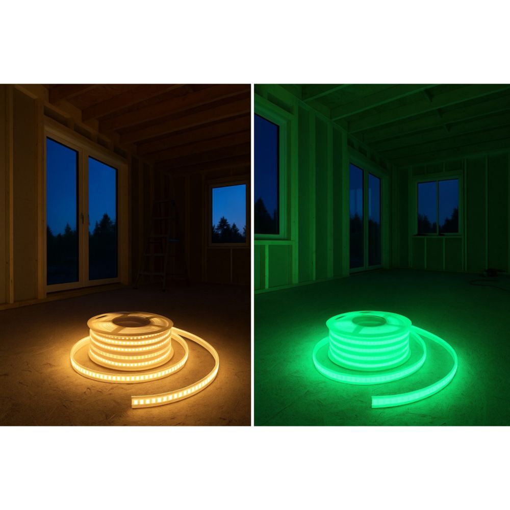 Finelectro LED-ehitusvalgustusriba järelvalgustav 14 x 7 mm 230 V 150 W 16500 lm 15 m