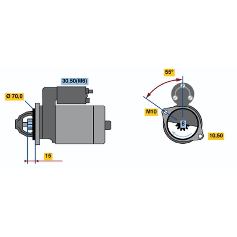 Startmotor 13-2795