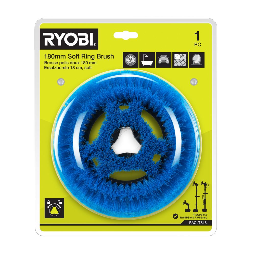 Ryobi ONE+ RACLTS18 pehme puhastushari, 180 mm