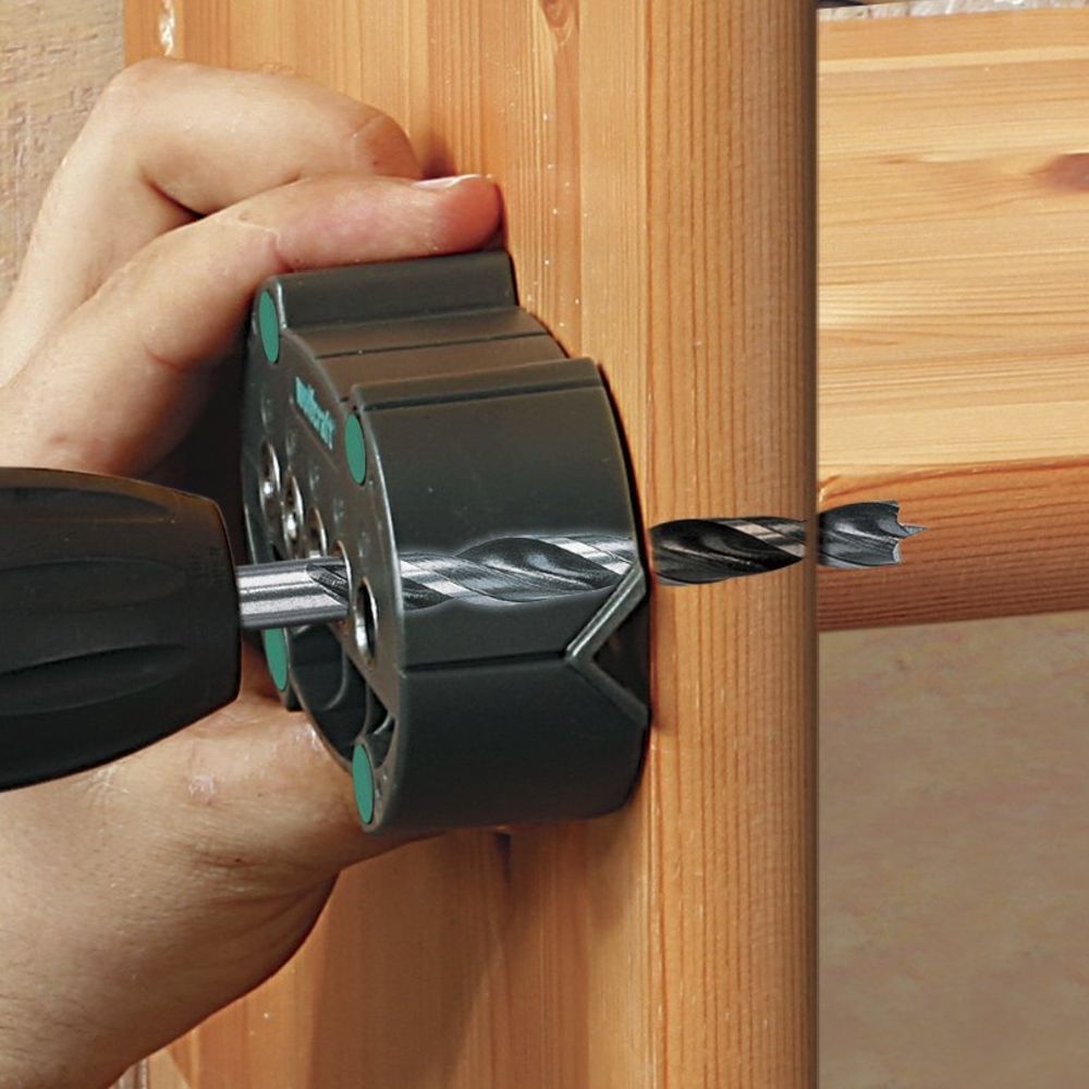Wolfcraft® Accumobil mobilt borrstöd 4-10 mm