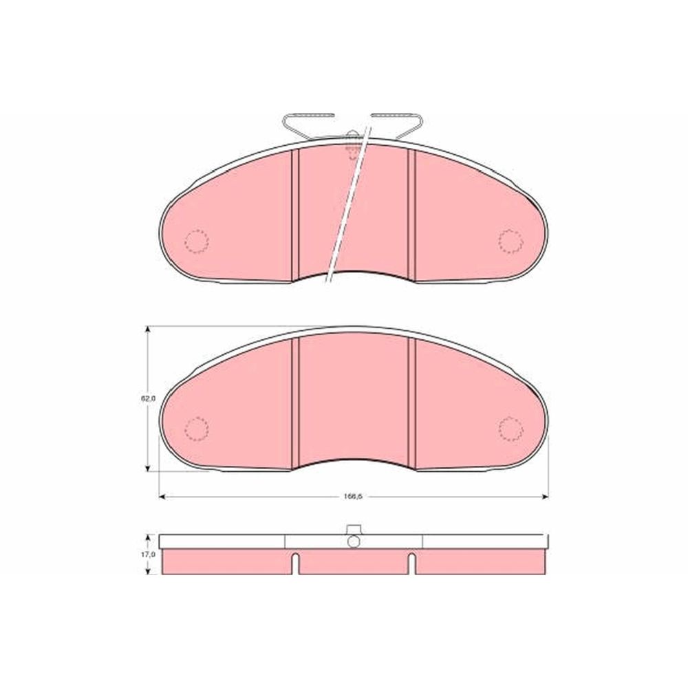 Piduriklotside komplekt 97-23001