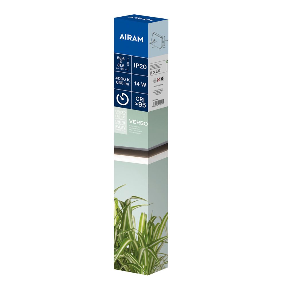 Airam Verso LED-taimevalgusti 14 W 650 lm