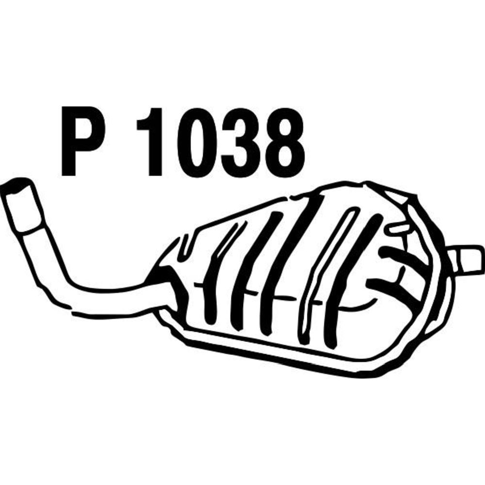 Takaäänenvaimentaja 14-1038