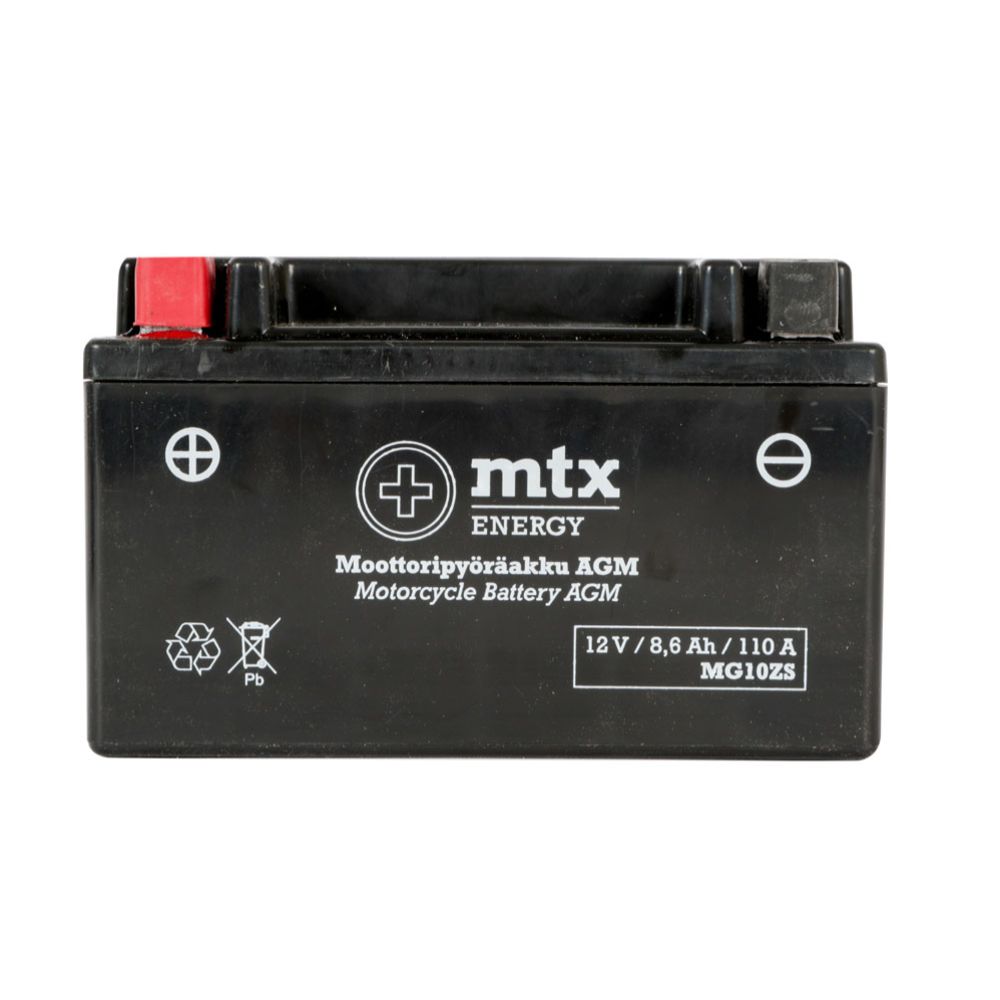 MTX Energy AGM-batteri 12 V 8,6 Ah "MG10ZS" (L150 x B87 x H95 mm)