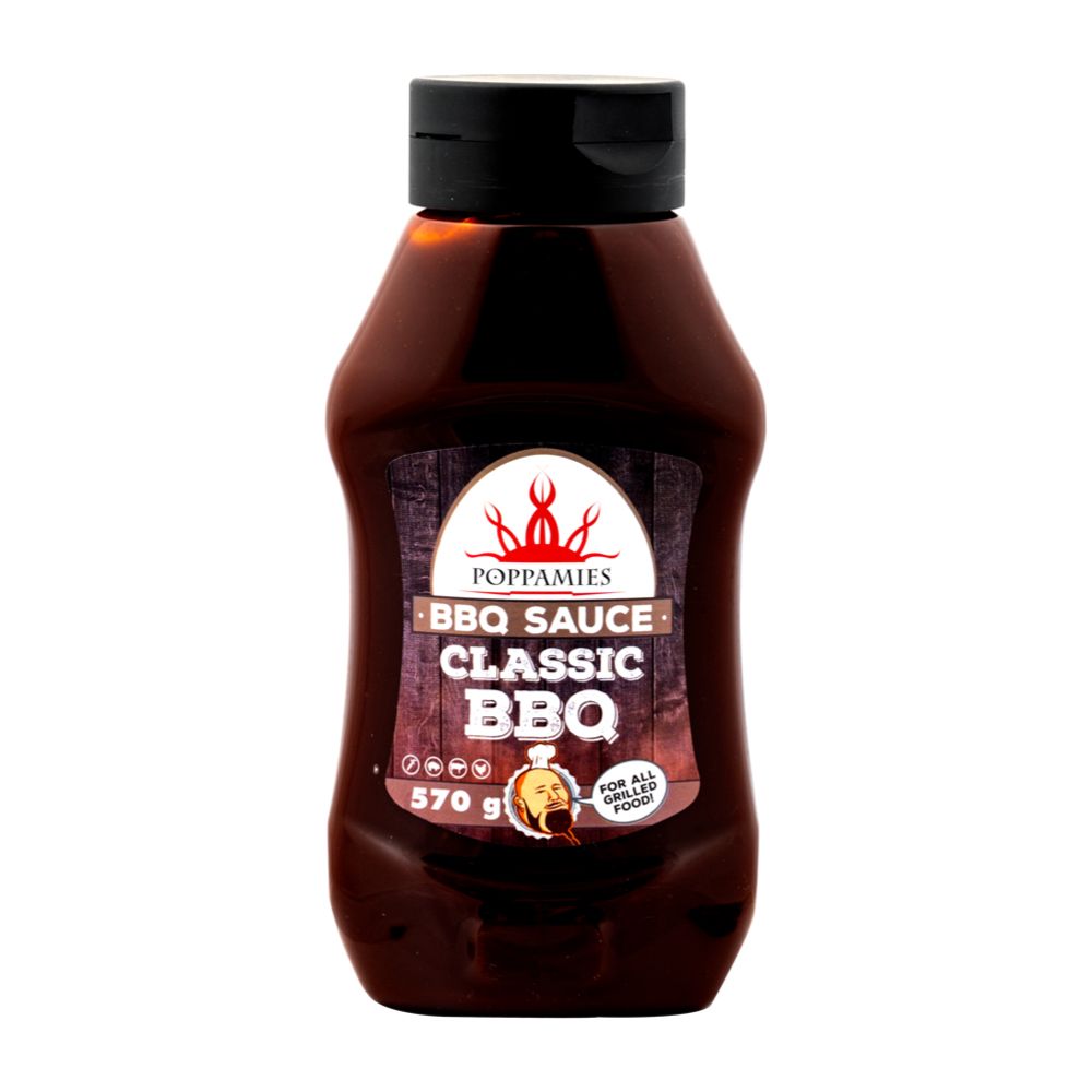 Poppamies BBQ Sauce Classic grillikaste, 570 g