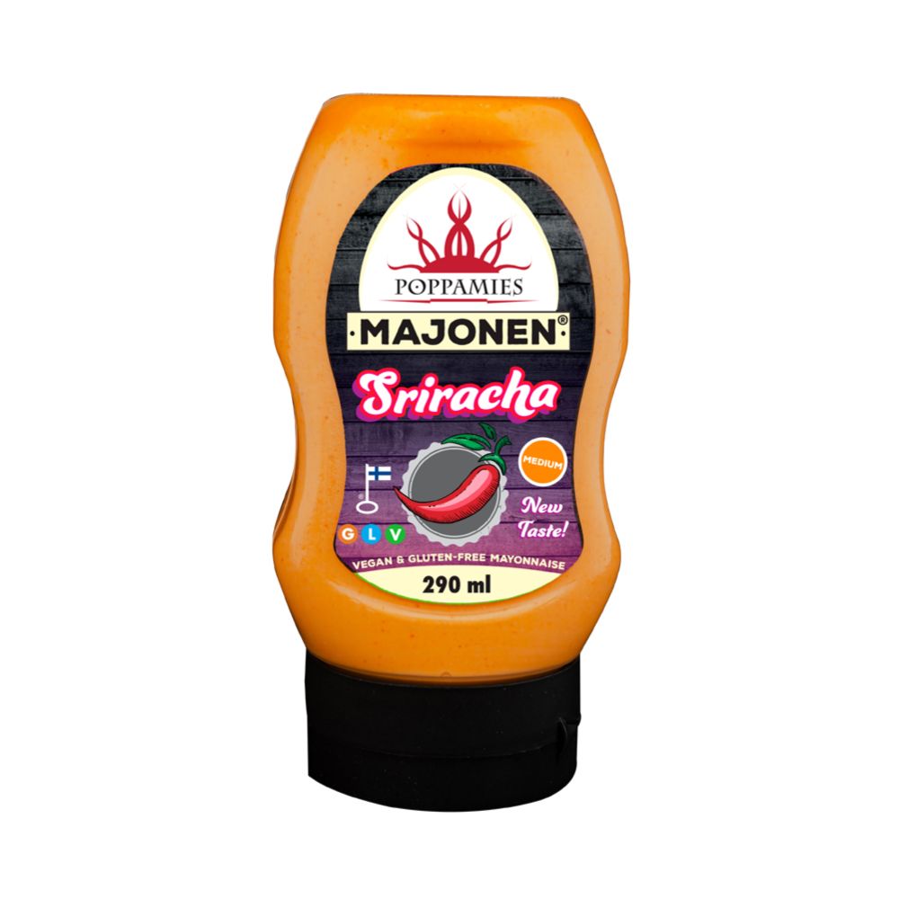 Poppamies Majonen Sriracha majonnäs 290 ml