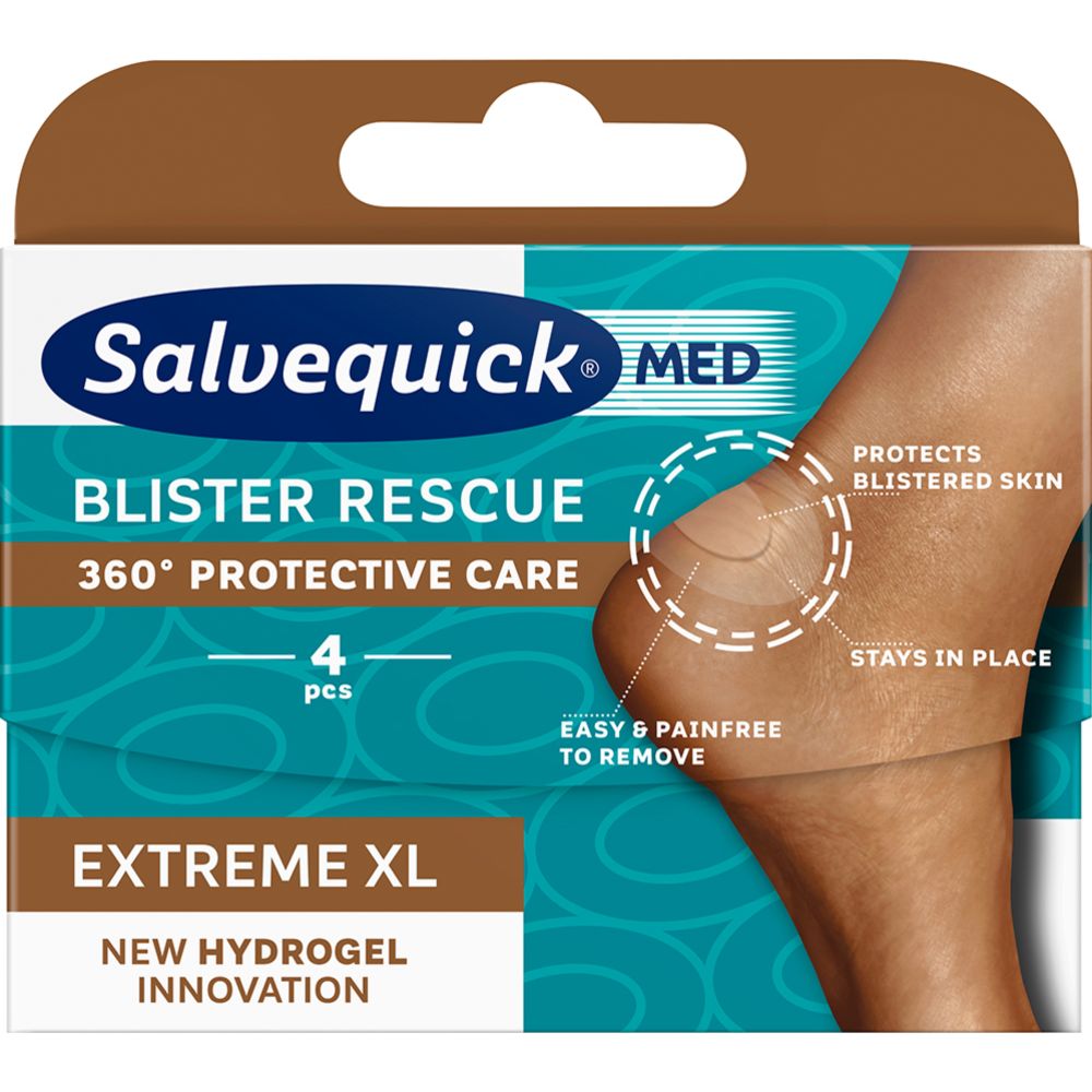 Salvequick Med Blister Rescue Extreme XL rakkolaastari 4kpl