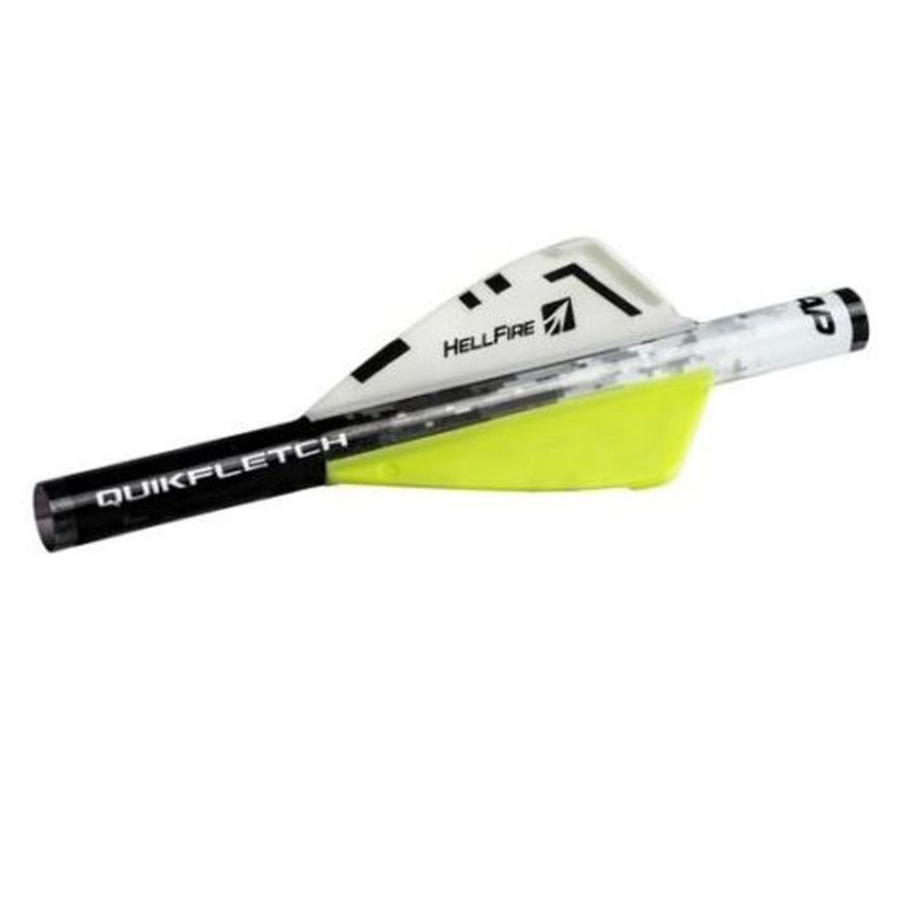 NAP QUIKFLETCH® Hellfire 2'' pikasulka 6 kpl keltainen