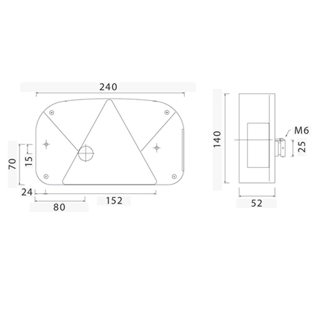 Aspöck Multipoint 2 takavalo, vasen