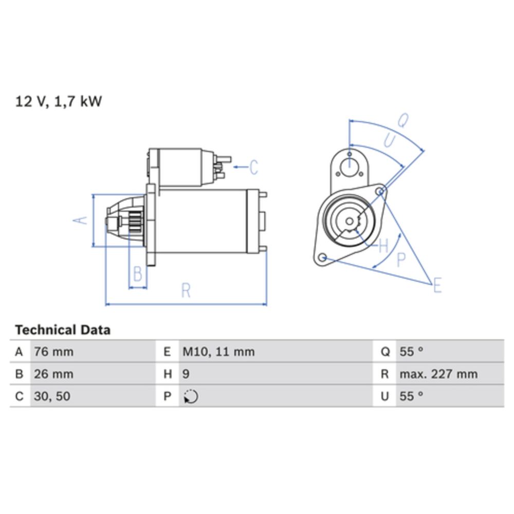 Startmotor 77-45254