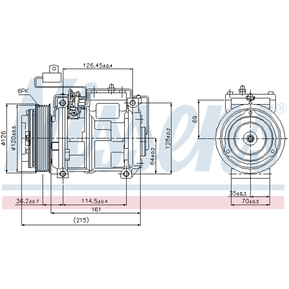 Ilmastointilaitteen kompressori 30-00279