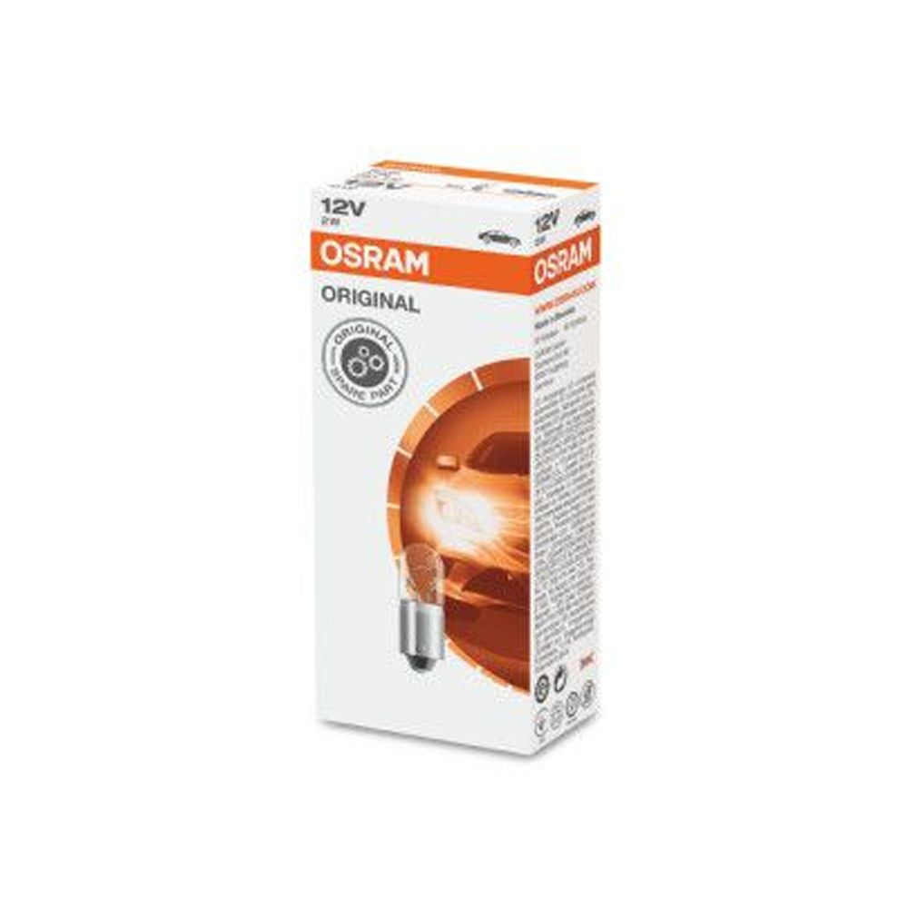 Osram BA9s metallsockellampa 12 V 2 W T2W 10 st.
