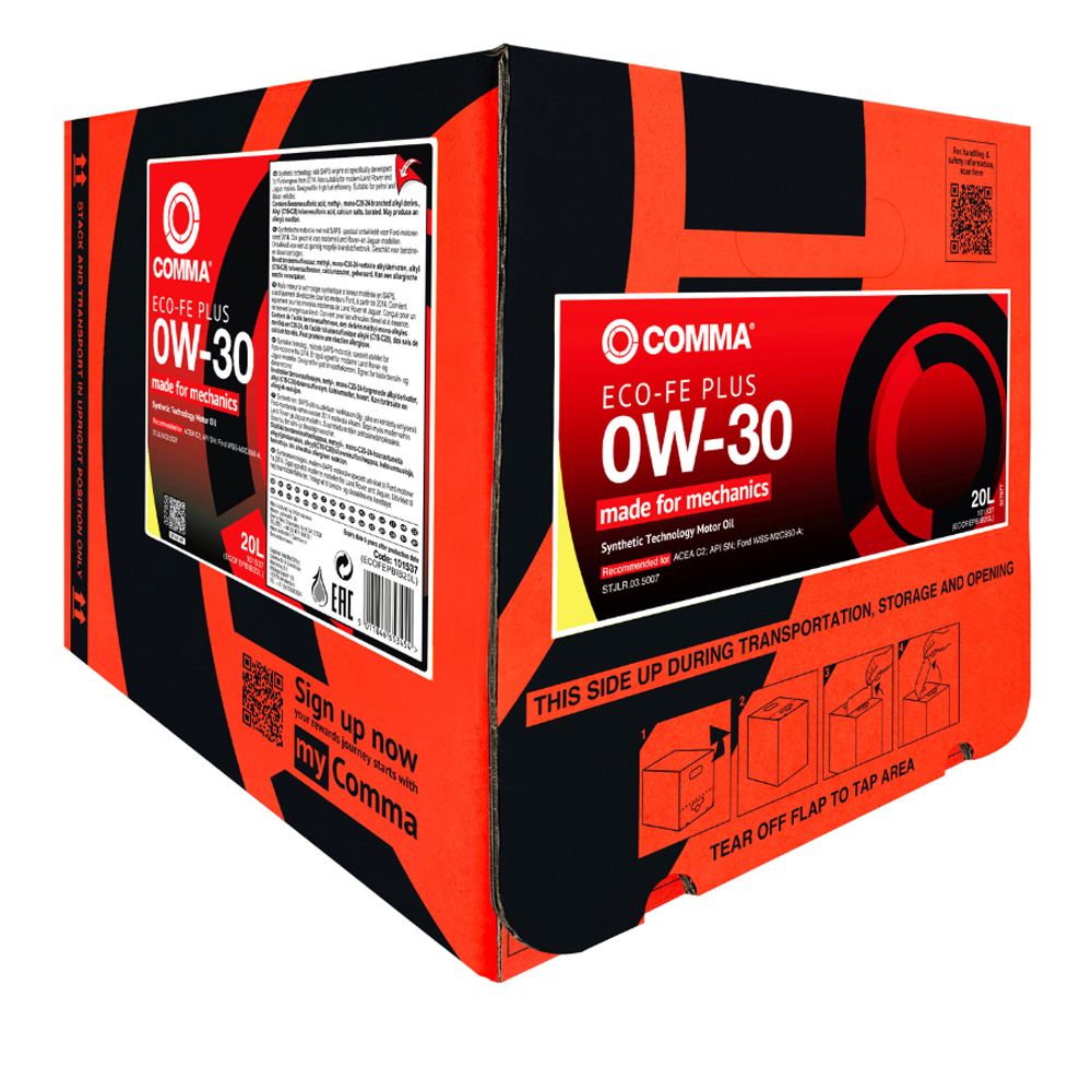 Comma Eco-FE Plus 0W-30 Ford-Euro6 BIB 20 l moottoriöljy