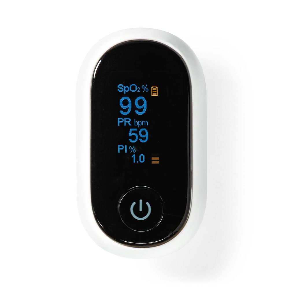 Nedis SmartLife pulsoximeter med OLED-display