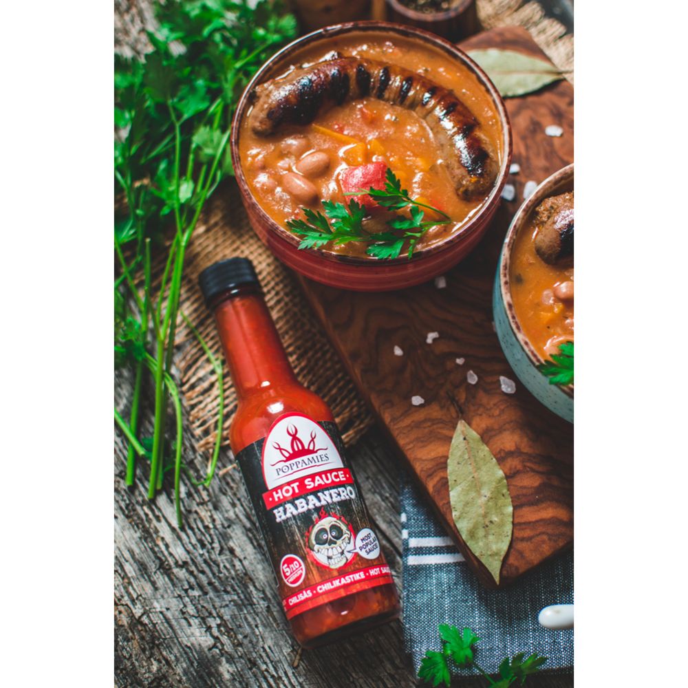 Poppamies Hot Sauce Habanero chilikastike 150 ml