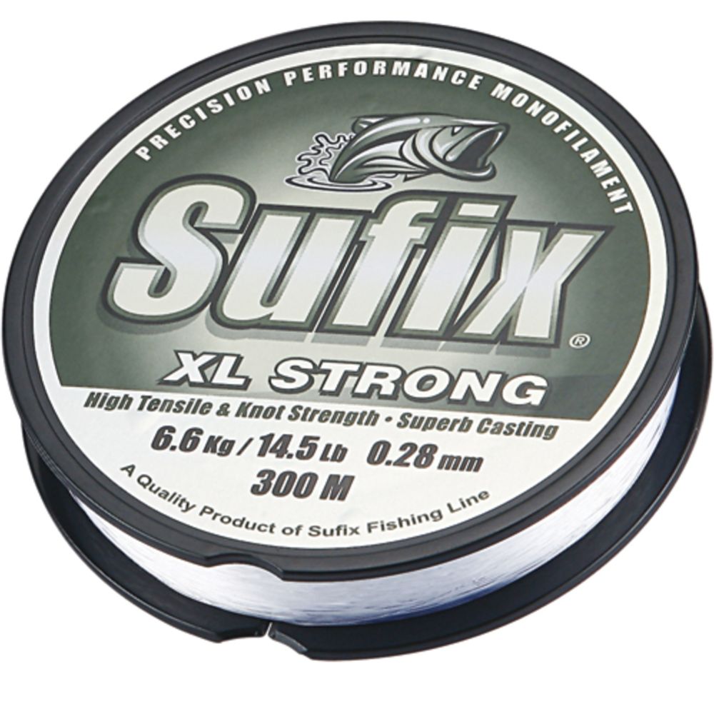 Sufix XL strong 600m 0,40 mm/13 kg kirkas copolymeerisiima