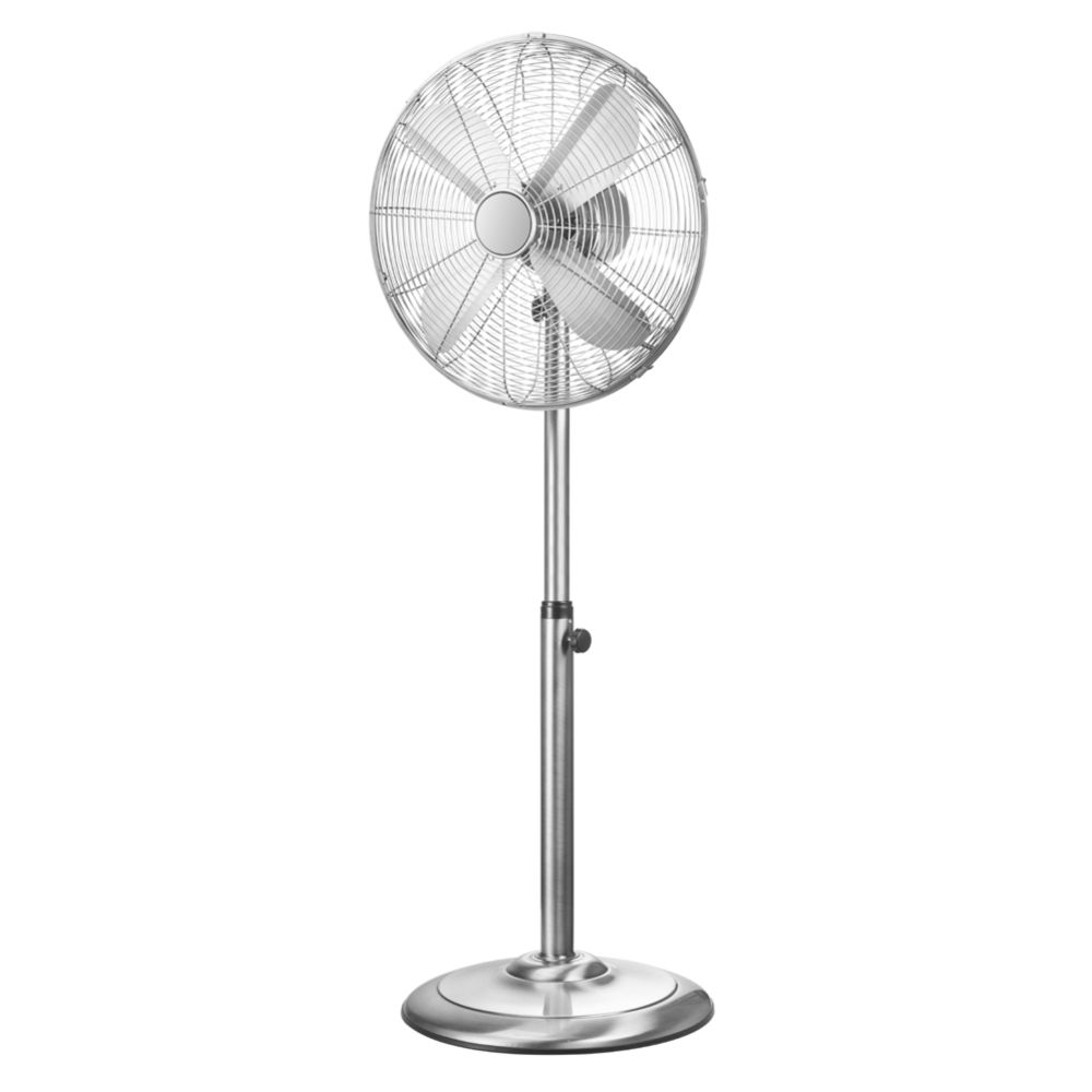 Metallisk golvfläkt 40 cm 50 W