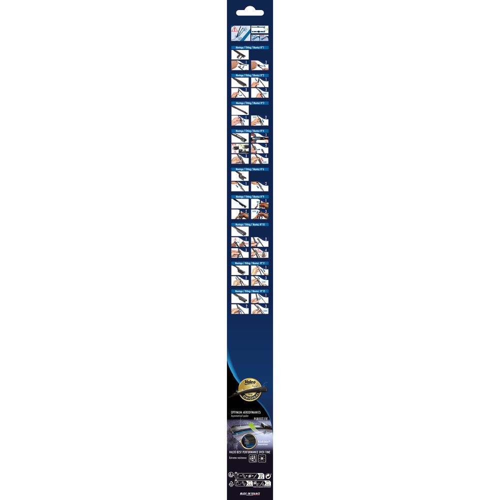 Valeo Silencio FB VF792/992 pyyhkijänsulkapari 60 + 53 cm