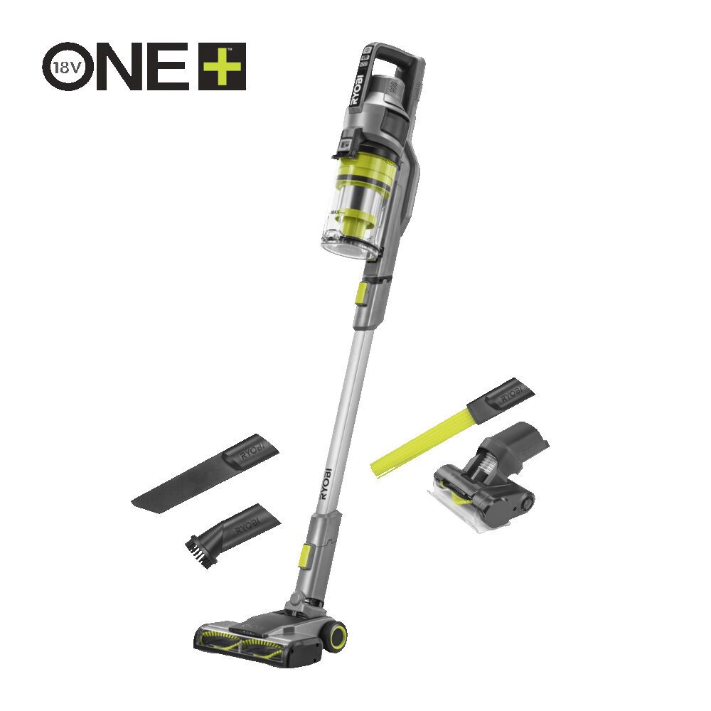 Ryobi ONE+ borstlös skaftdammsugare RSVS18-1X40GL (4,0 Ah)