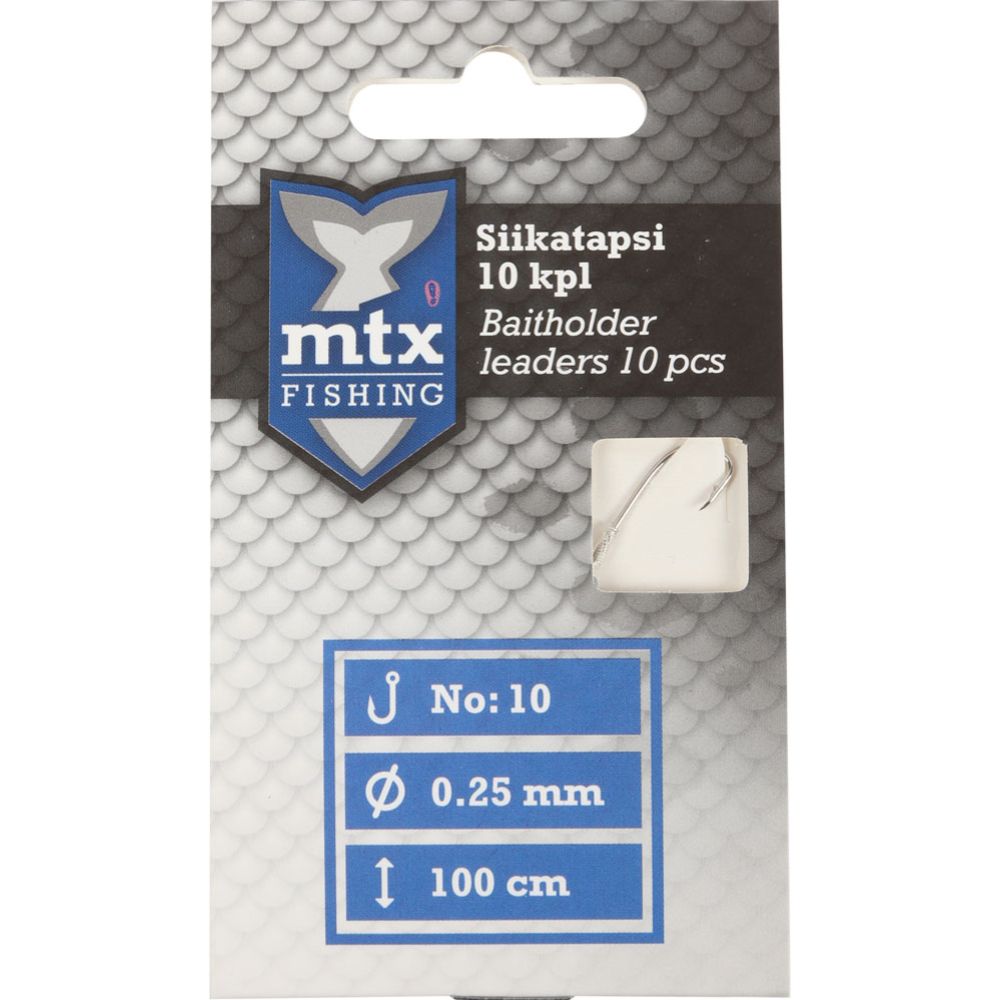 MTX Fishing siikatapsi no: 6 10 kpl