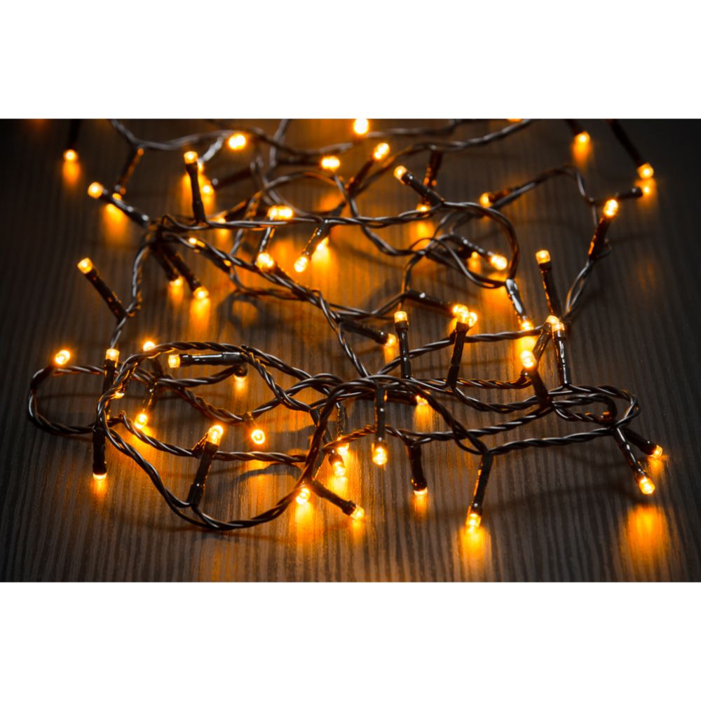 Finnlumour 600 LED-välisvalguskett, merevaigukollane