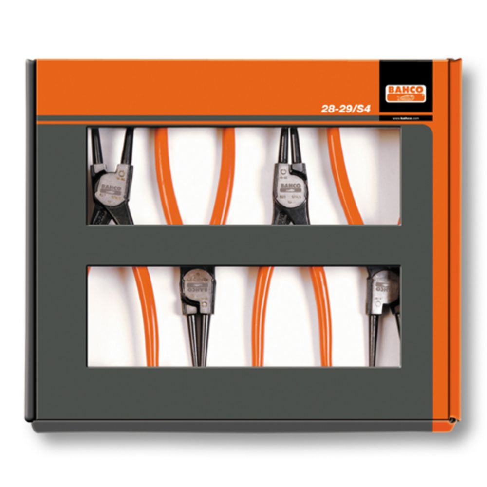 Bahco 28-29/S4 lukustusrõngatangide komplekt 19-60 mm 4 osa