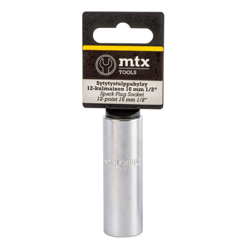 MTX Tools 12 kulmainen sytytystulppahylsy 16 mm 1/2"