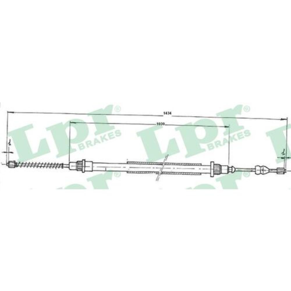 Käsijarruvaijeri 24-2620