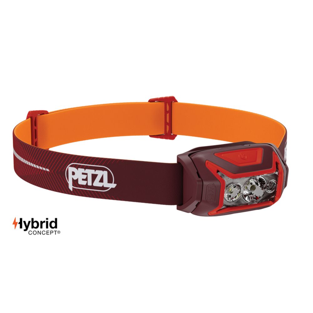 Petzl Actik Core otsavalaisin 625 lm ladattava / AAA punainen