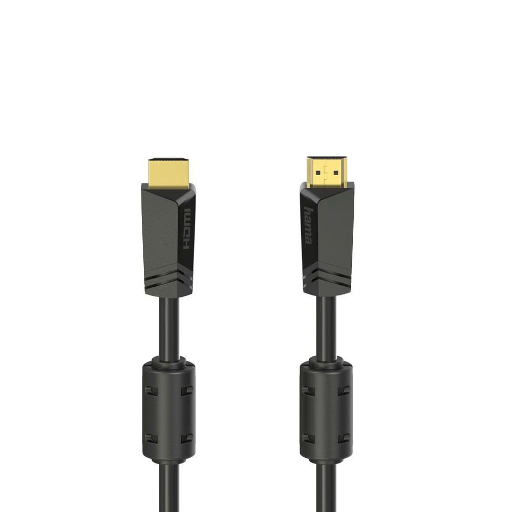 Hama HDMI-kaapeli, HDMIuros - HDMI uros, 4K, Ethernet, 10,0 m