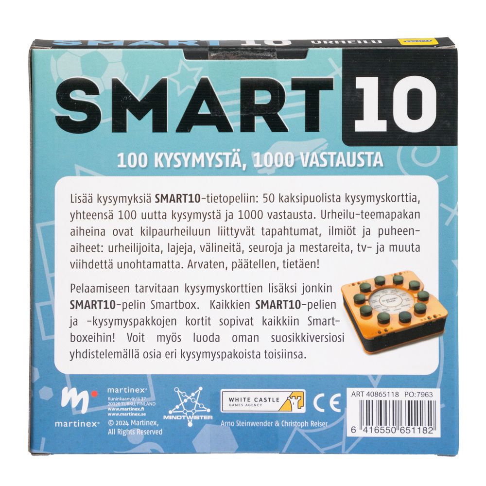 Smart10 Kysymykset Urheilu