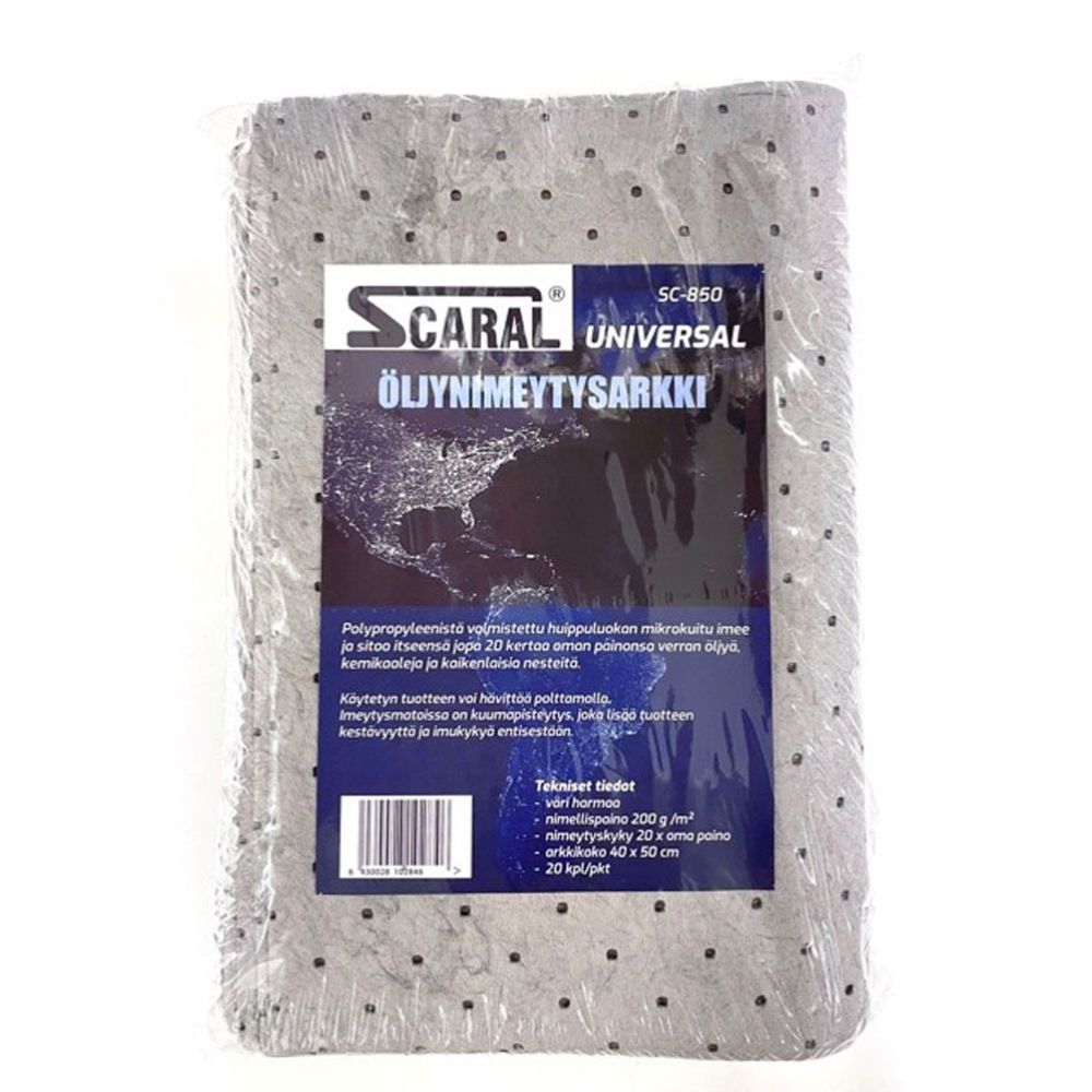 Scaral absorbentmatt universaalne 40 x 50 cm 20 tk