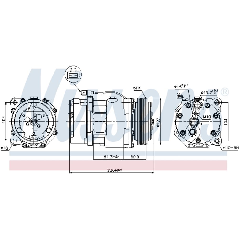 Ilmastointilaitteen kompressori 30-00220