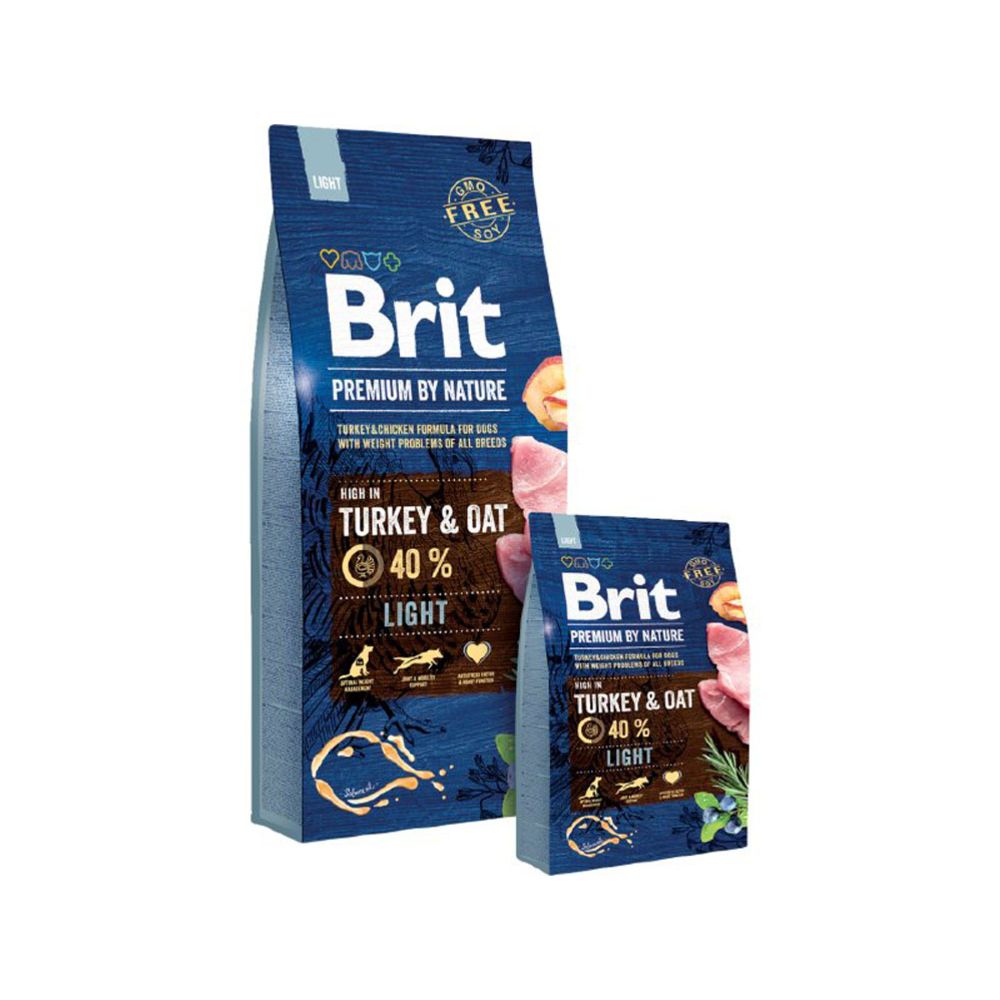 Brit Premium by Nature Light kalkon för viktkontroll 15 kg