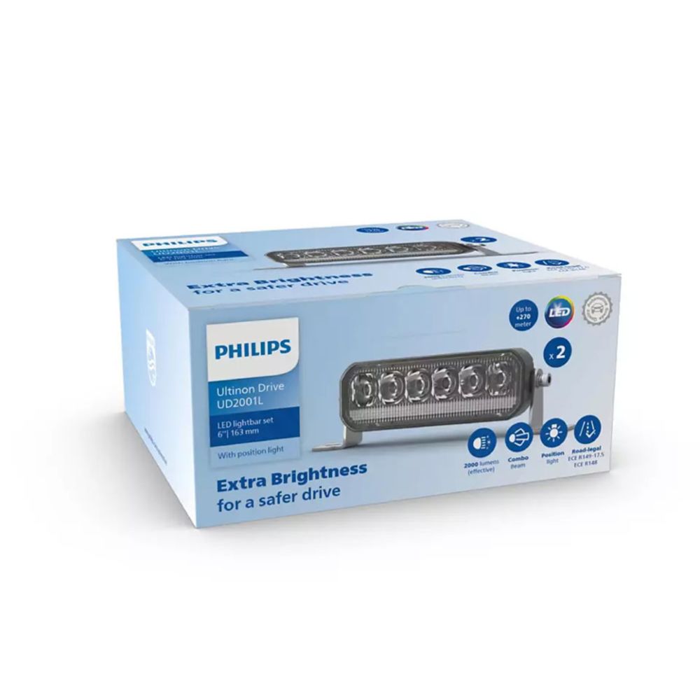 Philips Ultinon Drive Value UD2001L LED-kaukovalopari 6" 30 W Ref.10