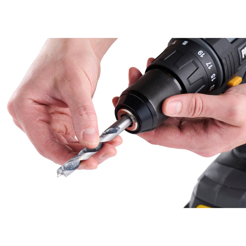Probuilder batteridriven borrmaskin med slagfunktion 18V Li-ion solo