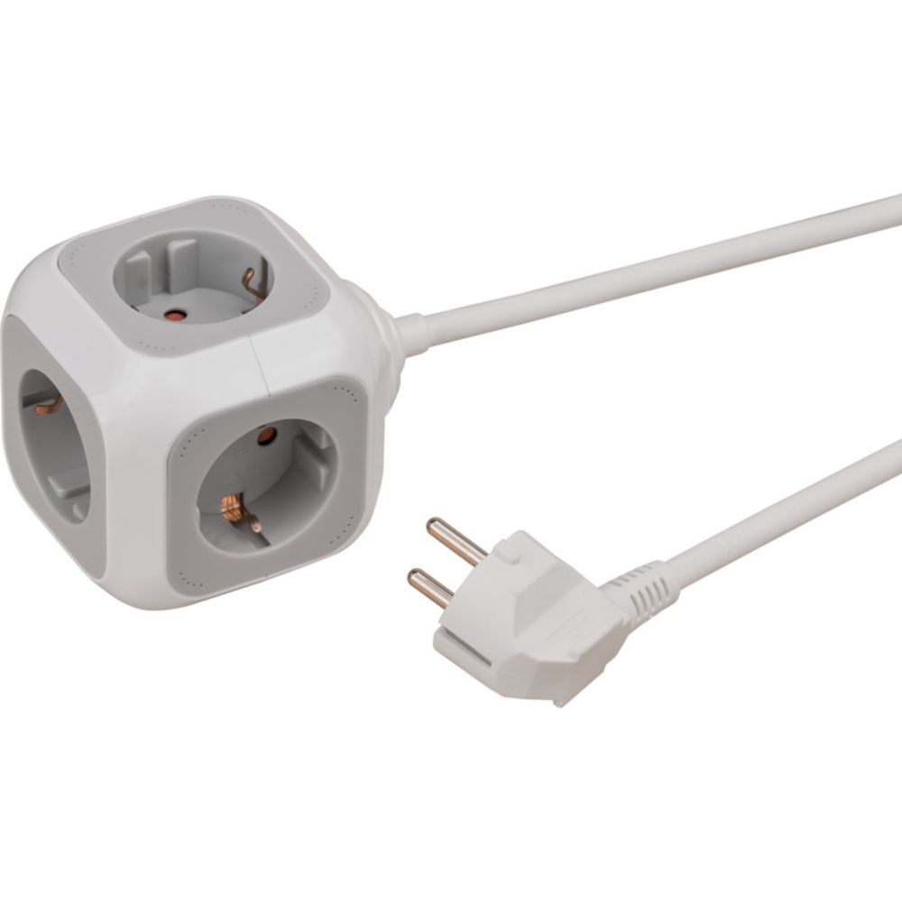 Brennenstuhl Alea-Power 4-osaline pikendusjuhe, 1,4 m
