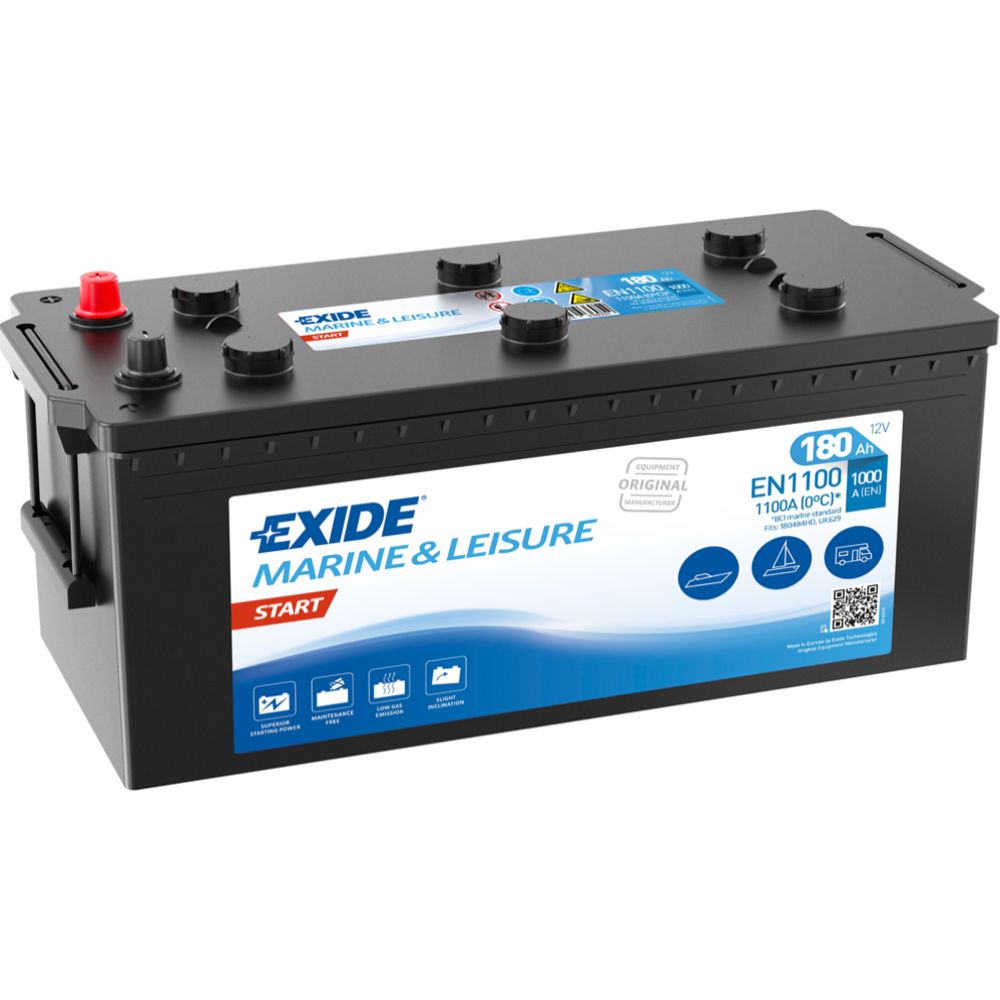 Exide Start EN1100 180 Ah/1000 A aku P515 x L225 x K225